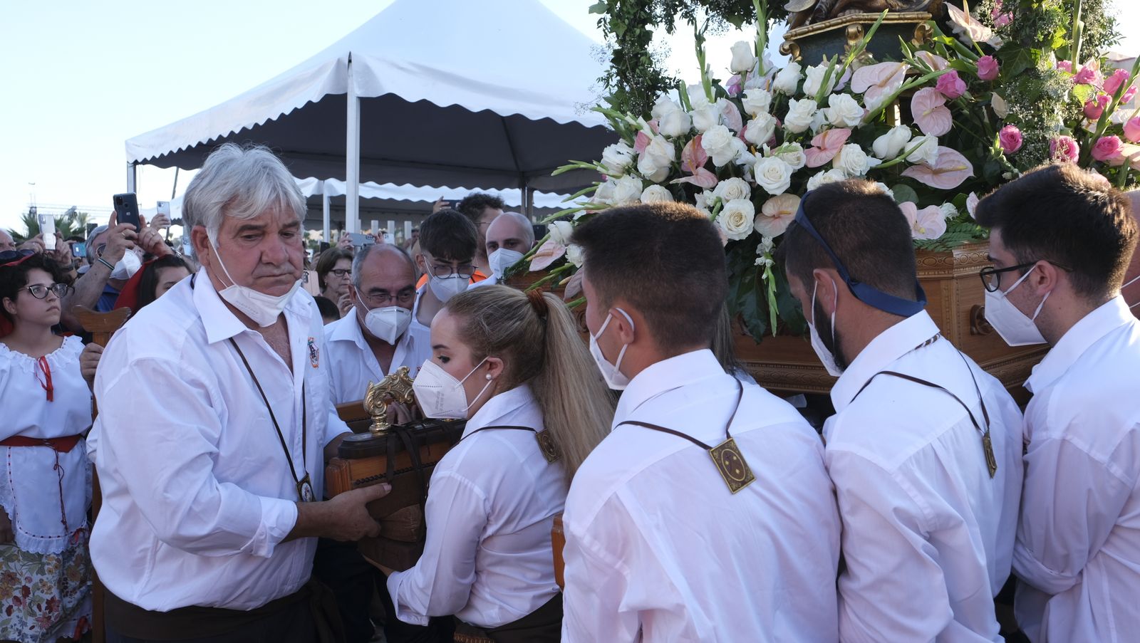 Imágenes de la procesión marinera de la Virgen del Carmen de Garrucha