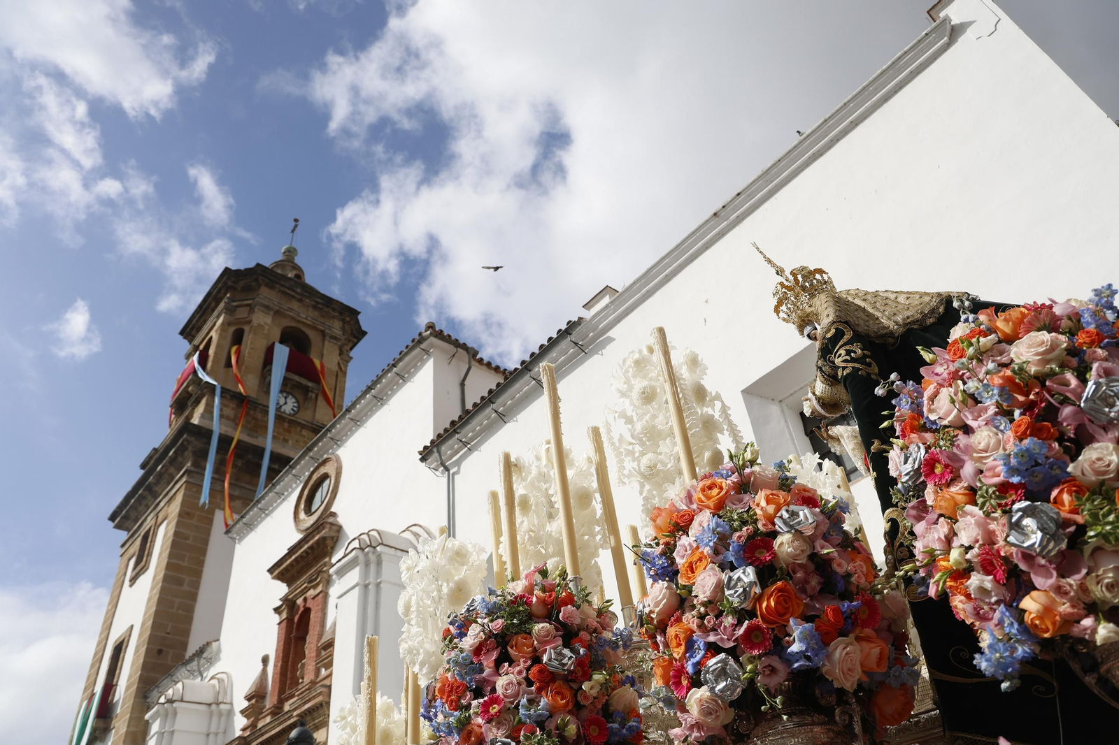 Las fotos de la peregrinación extraordinaria de la Esperanza de Algeciras a la iglesia de la Palma