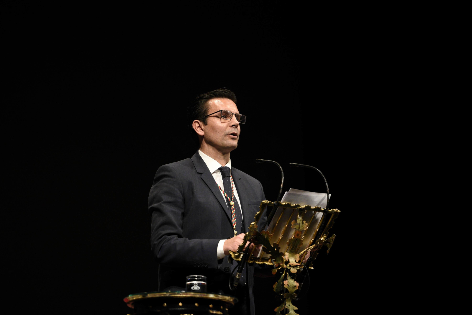 Acto de entrega de honores y distinciones del Ayuntamiento.
