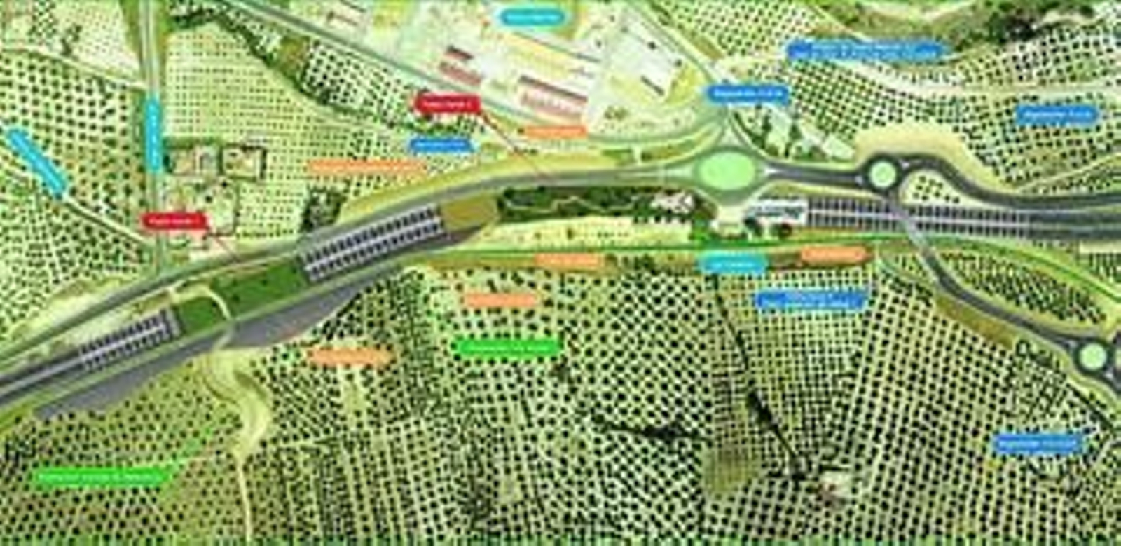 Un propuesta inédita en Andalucía solventa el paso de la Autovía del Olivar