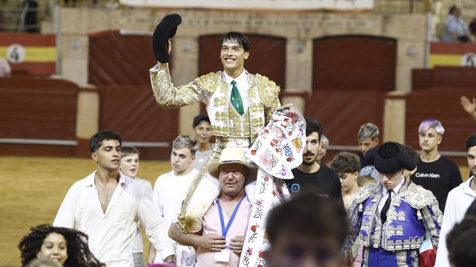 Dennis Martín salió a hombros en la clase práctica de la pasada Feria de Almería.