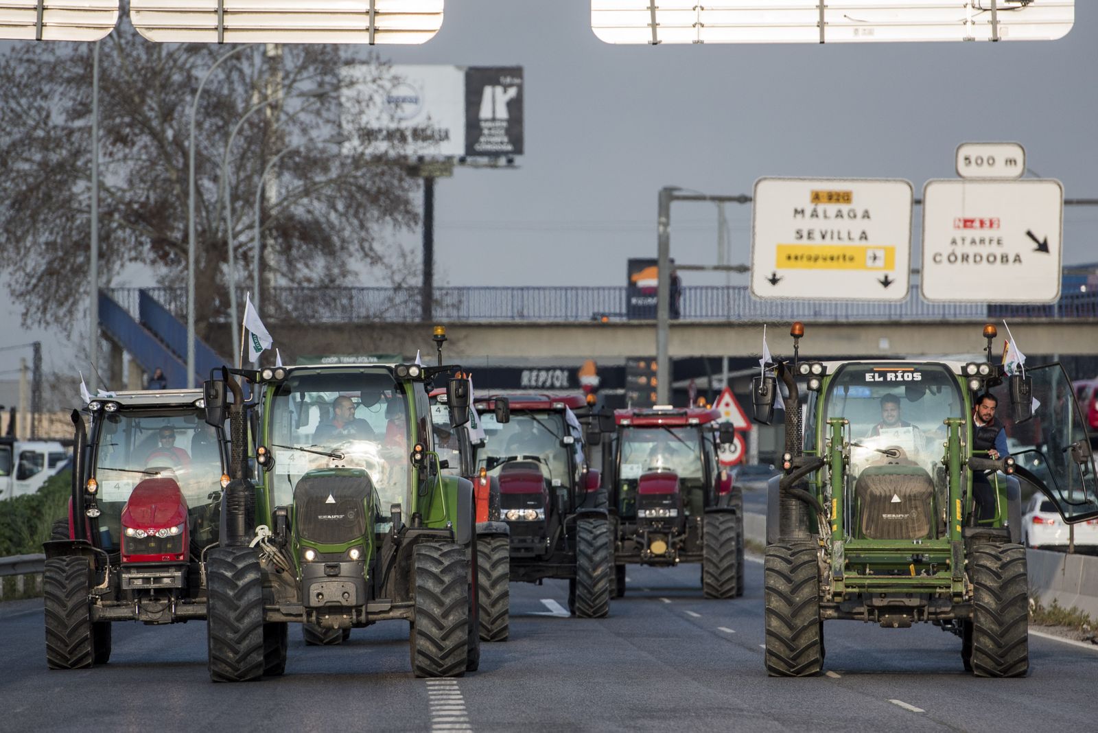 Imagen de una 'tractorada' anterior en la provincia