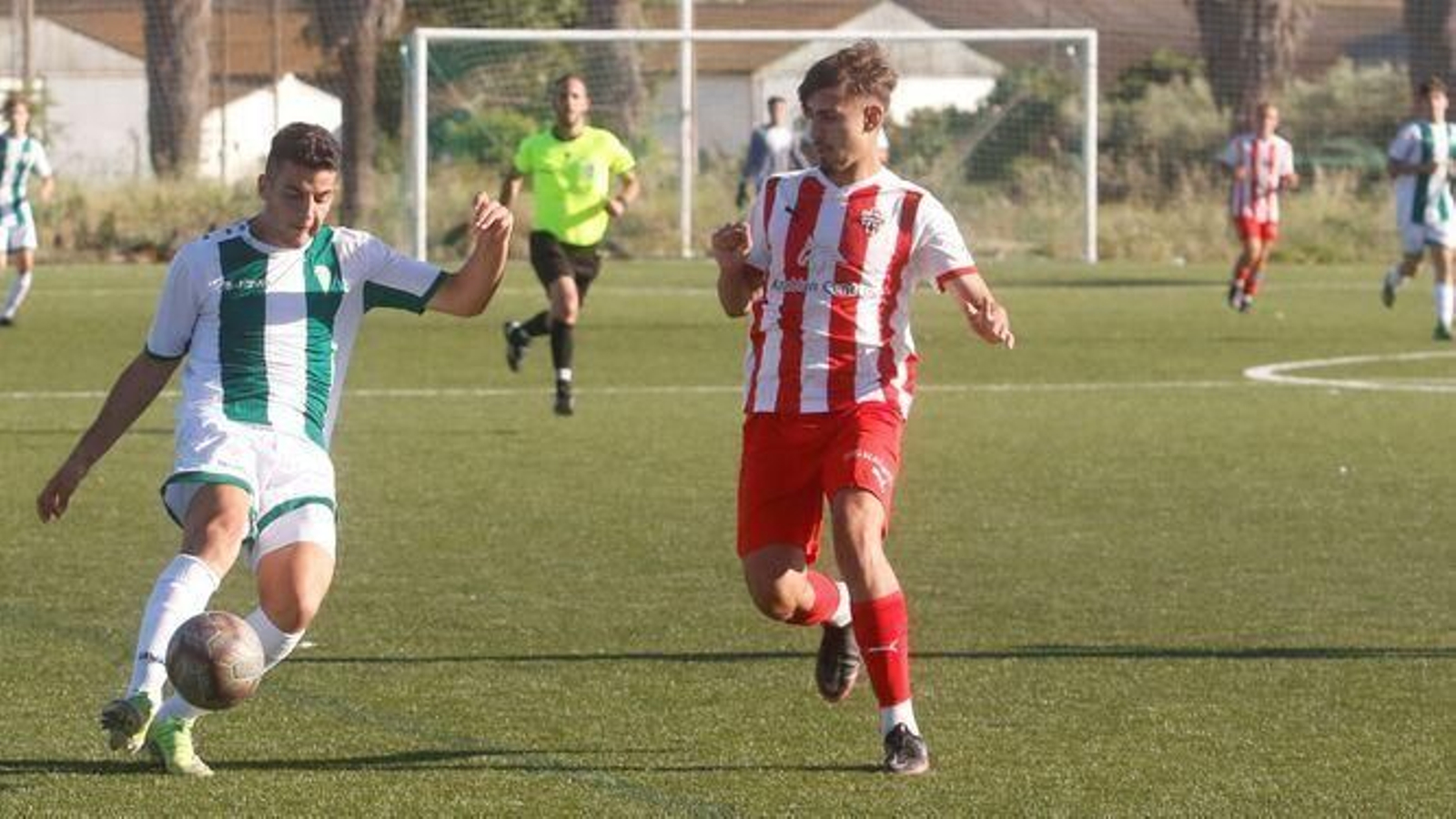Fran Gómez, durante un partido con el Córdoba juvenil del curso pasado.