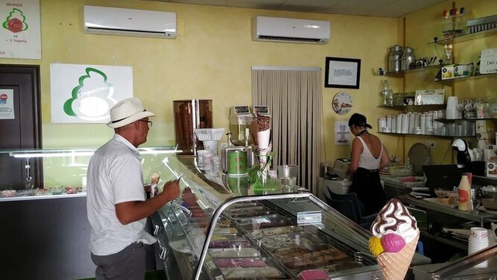 Una parada para probar el helado más original