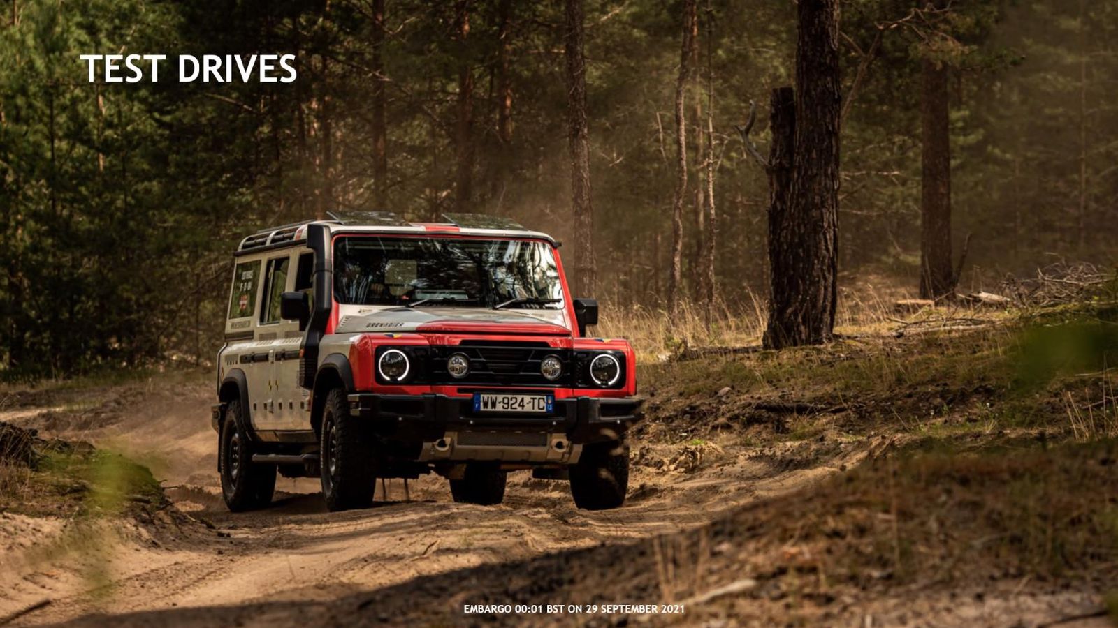 El objetivo de Ineos es cerrar acuerdos con espacios destinados a la prueba de vehículos off-road para programar la toma de contacto de los clientes.