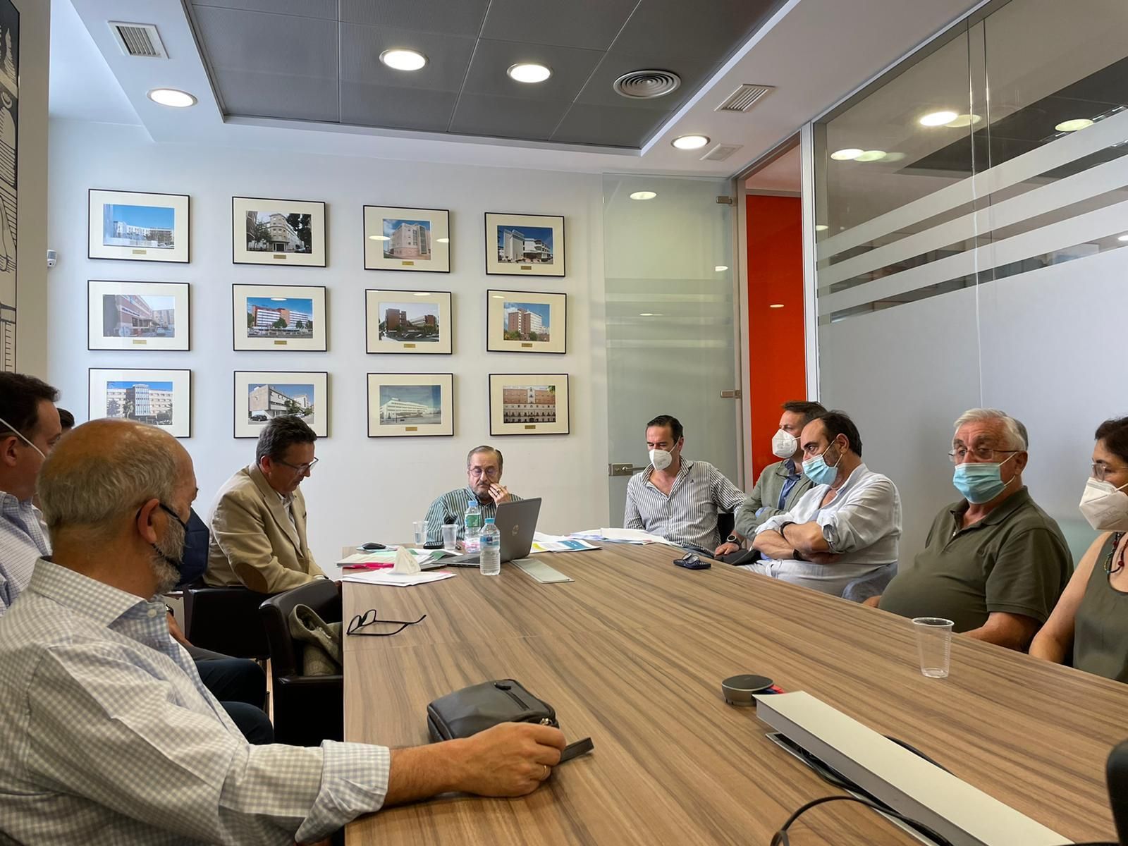 Un momento de la reunión.