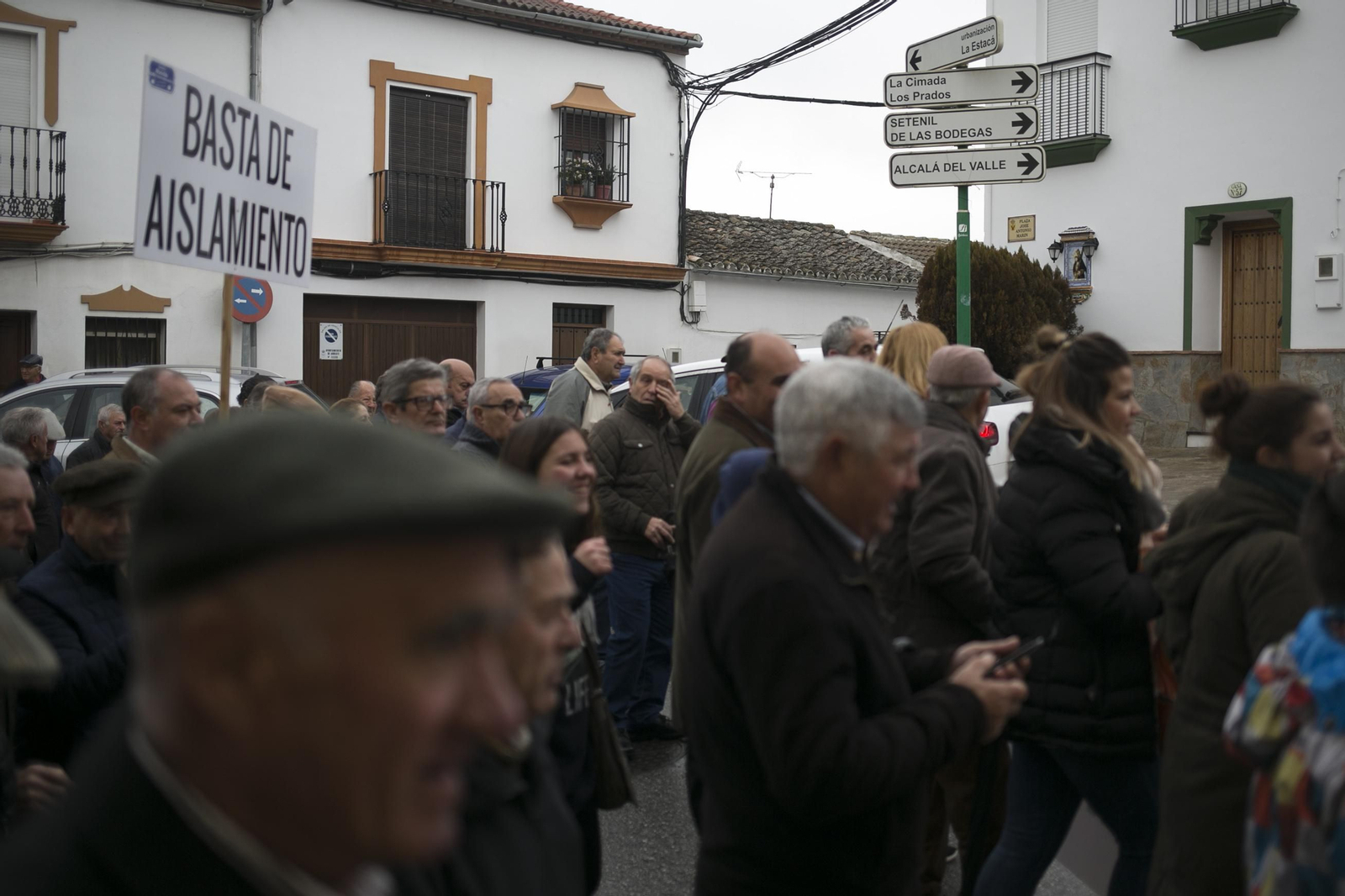 Manifestación para que se retomen las obras de la variante de Arriate