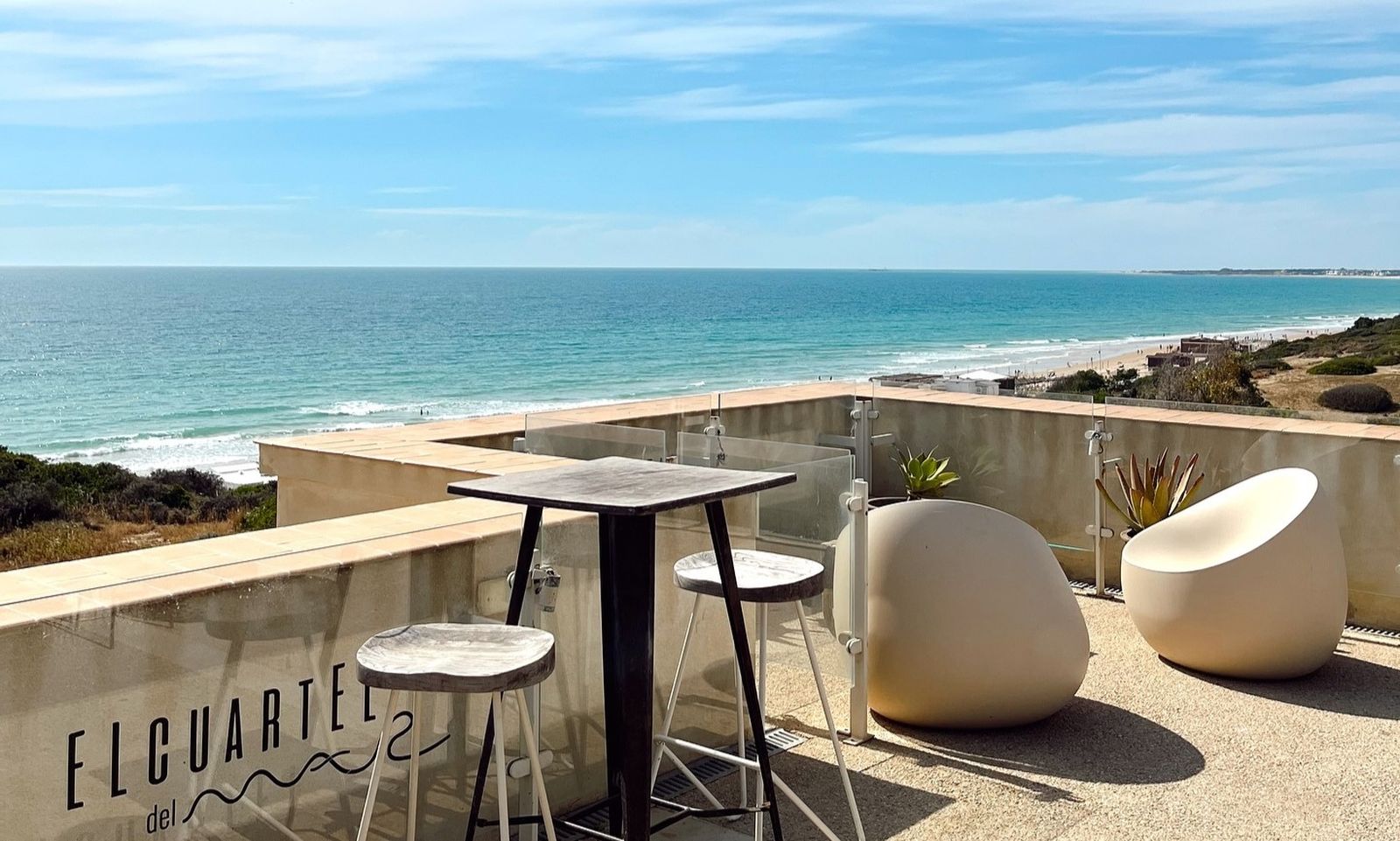 Vistas desde la azotea de El Cuartel del Mar
