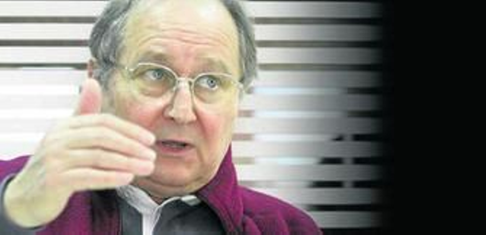 El onubense Juan Pérez Mercader, en un momento de la entrevista concedida a 'Huelva Información' hace unos días.