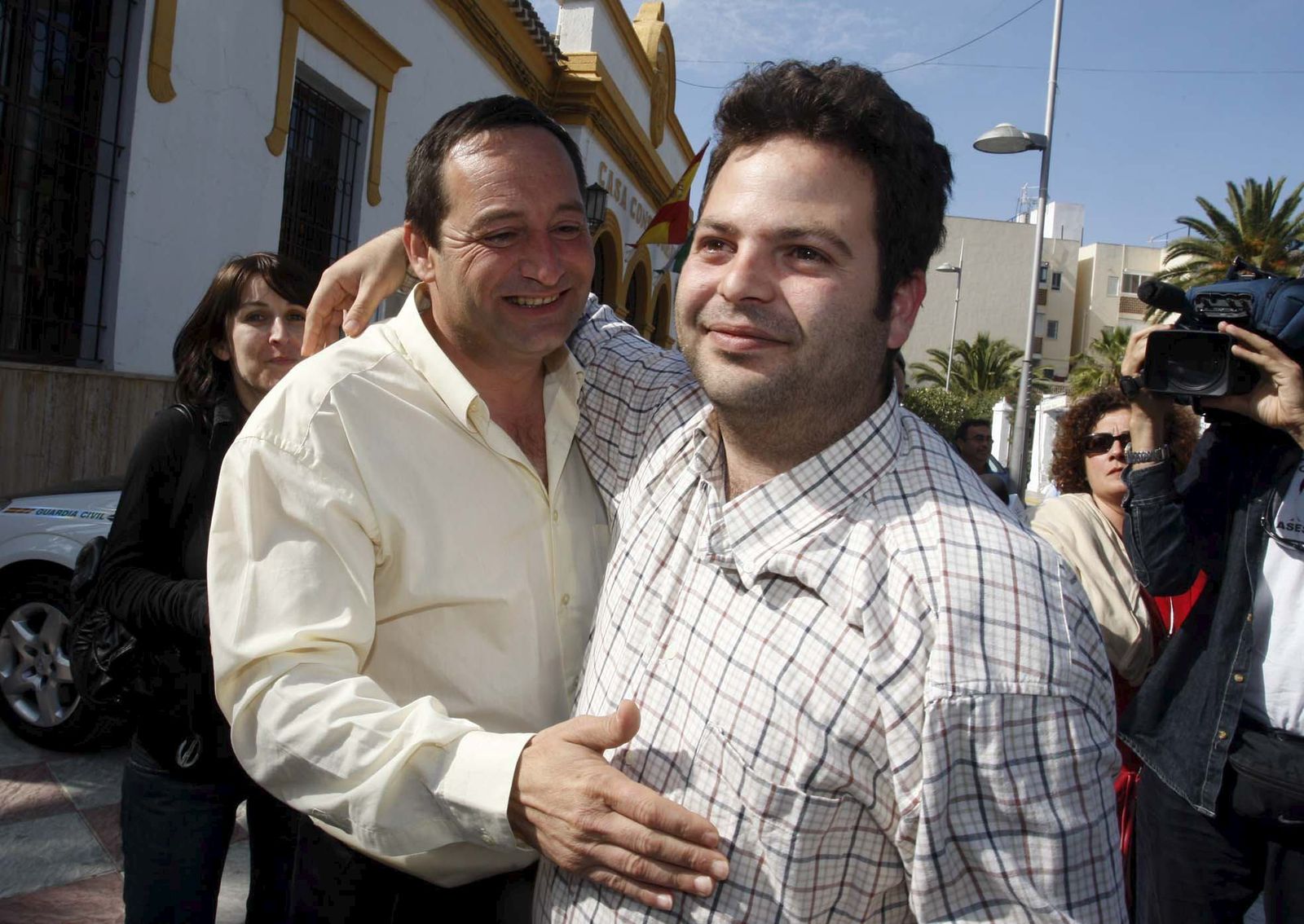 Cándido Trabalón junto al exconcejal Manuel Tijeras, también condenado