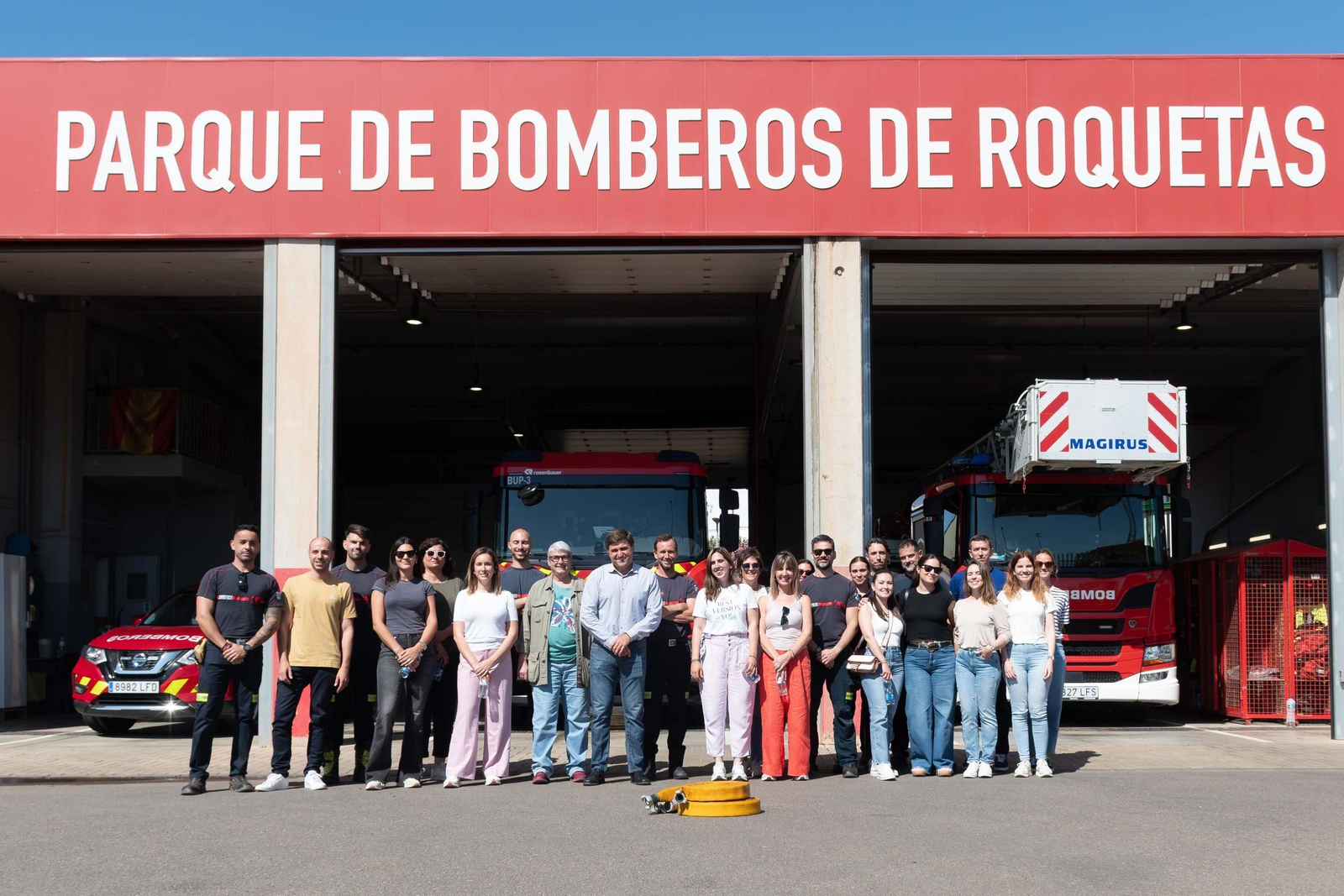 Personal del INSS se forma en la prevención de incendios.