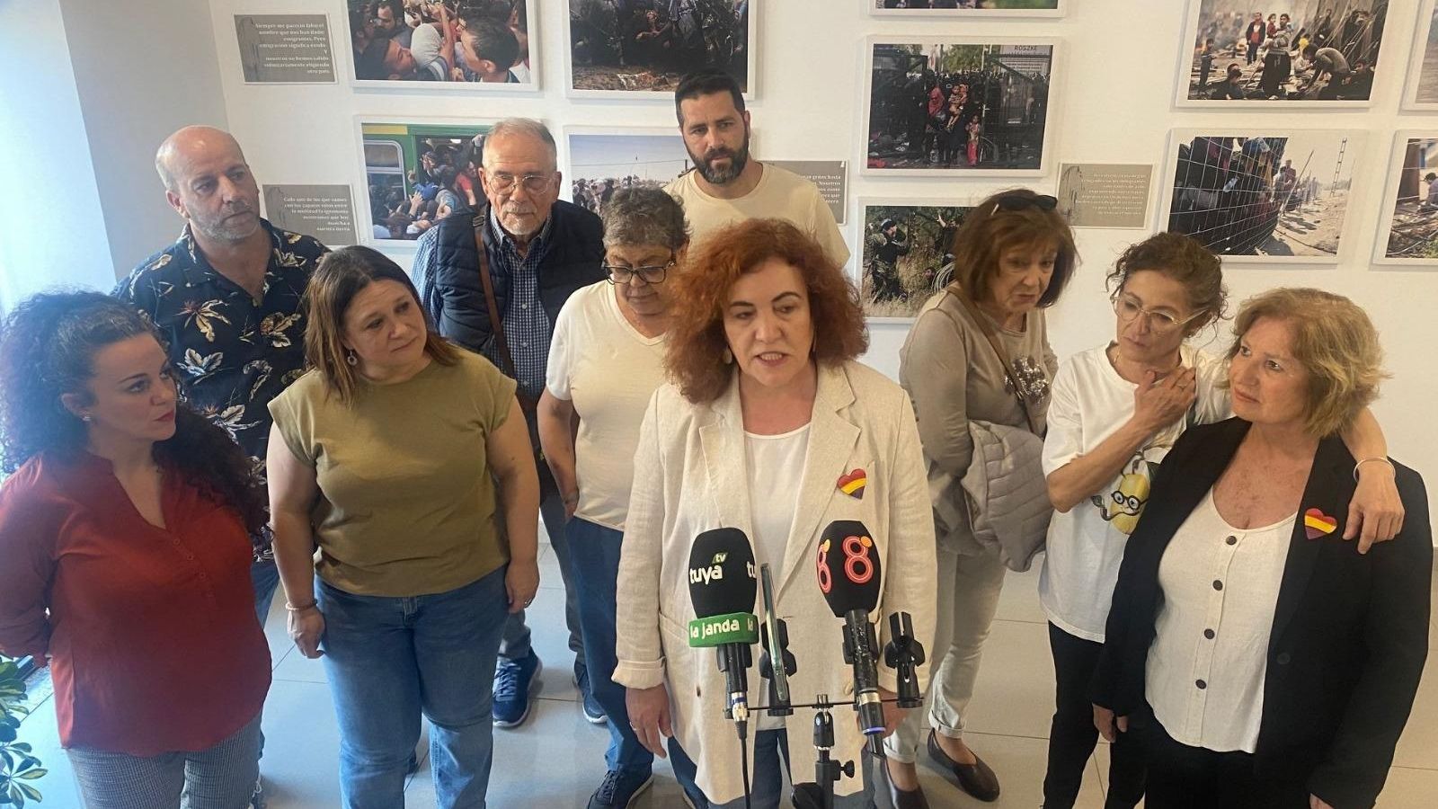 Un momento de la inauguración.