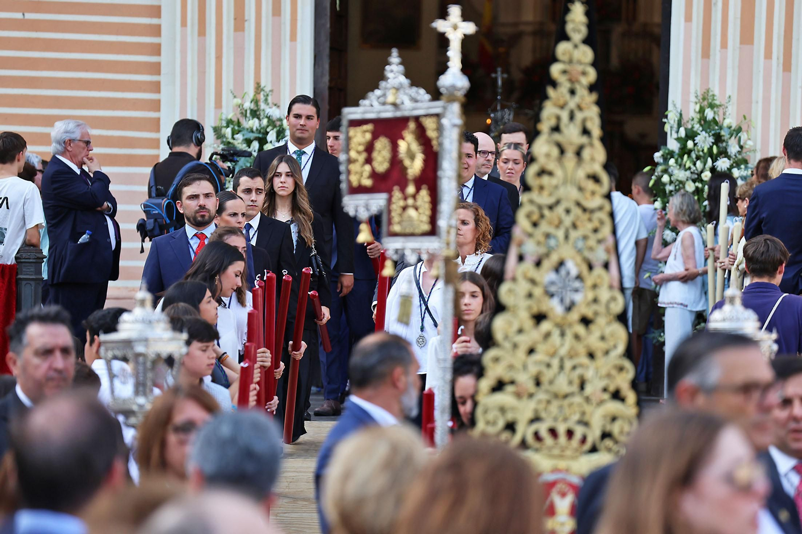 Imágenes de la procesión del Corpus Christi por las calles de Huelva