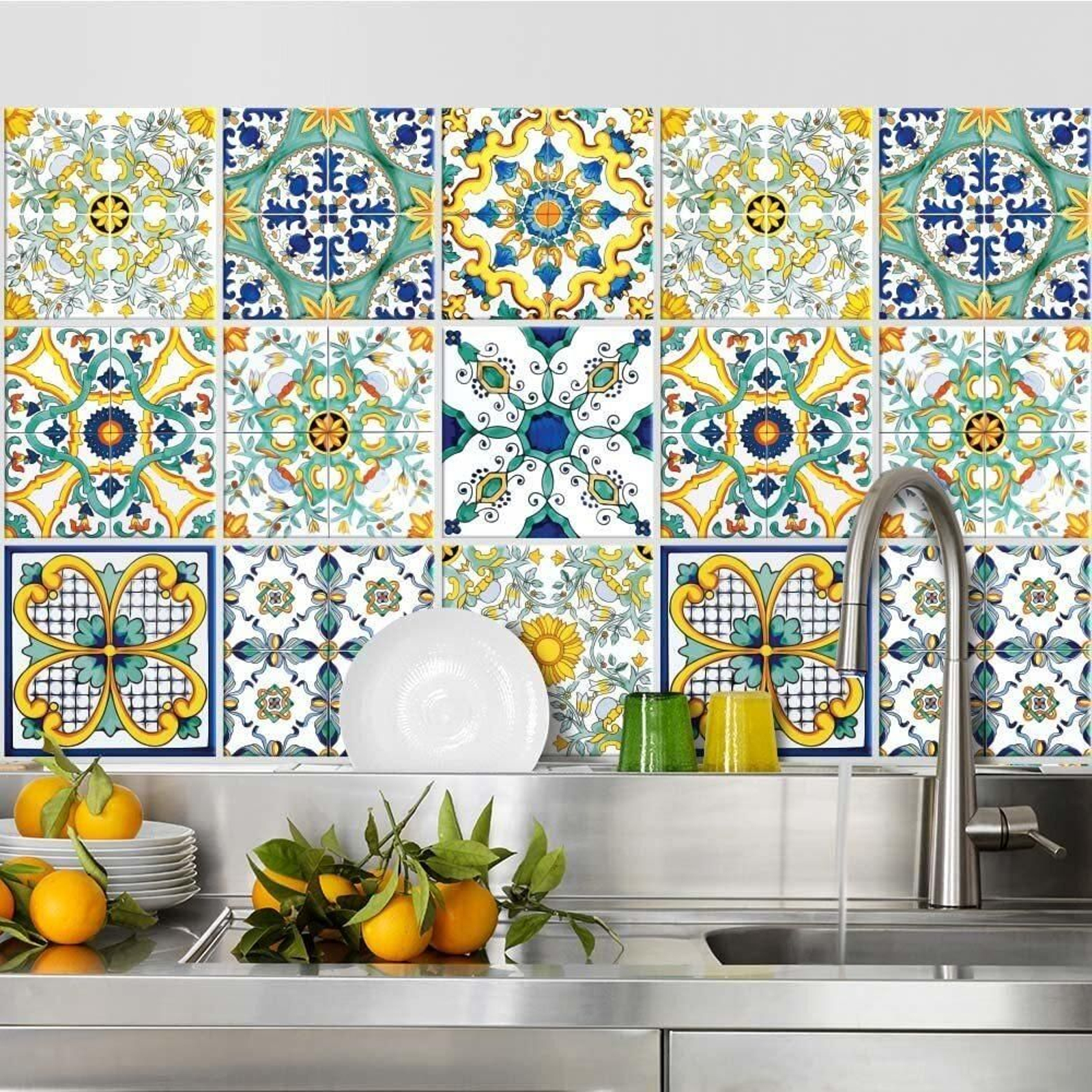 Adhesivo de Vinilo Decorativo para Azulejos de baño y Cocina