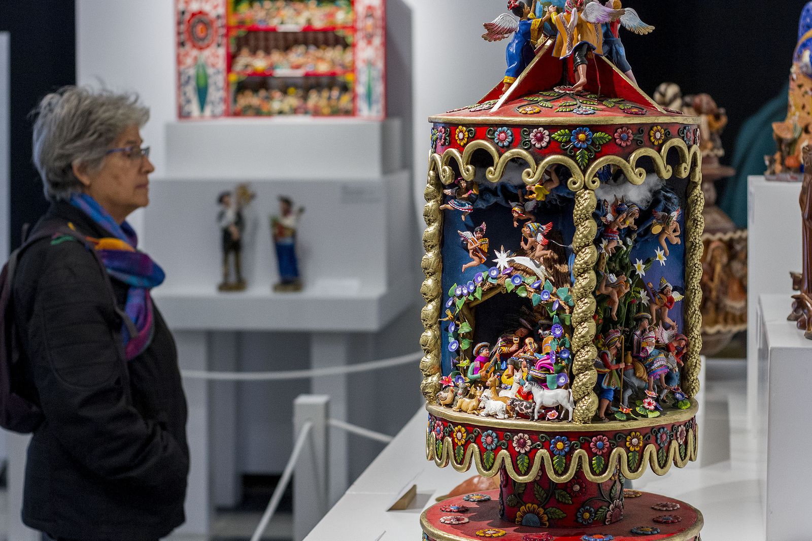 Excepcional colección de belenes americanos en Diputación