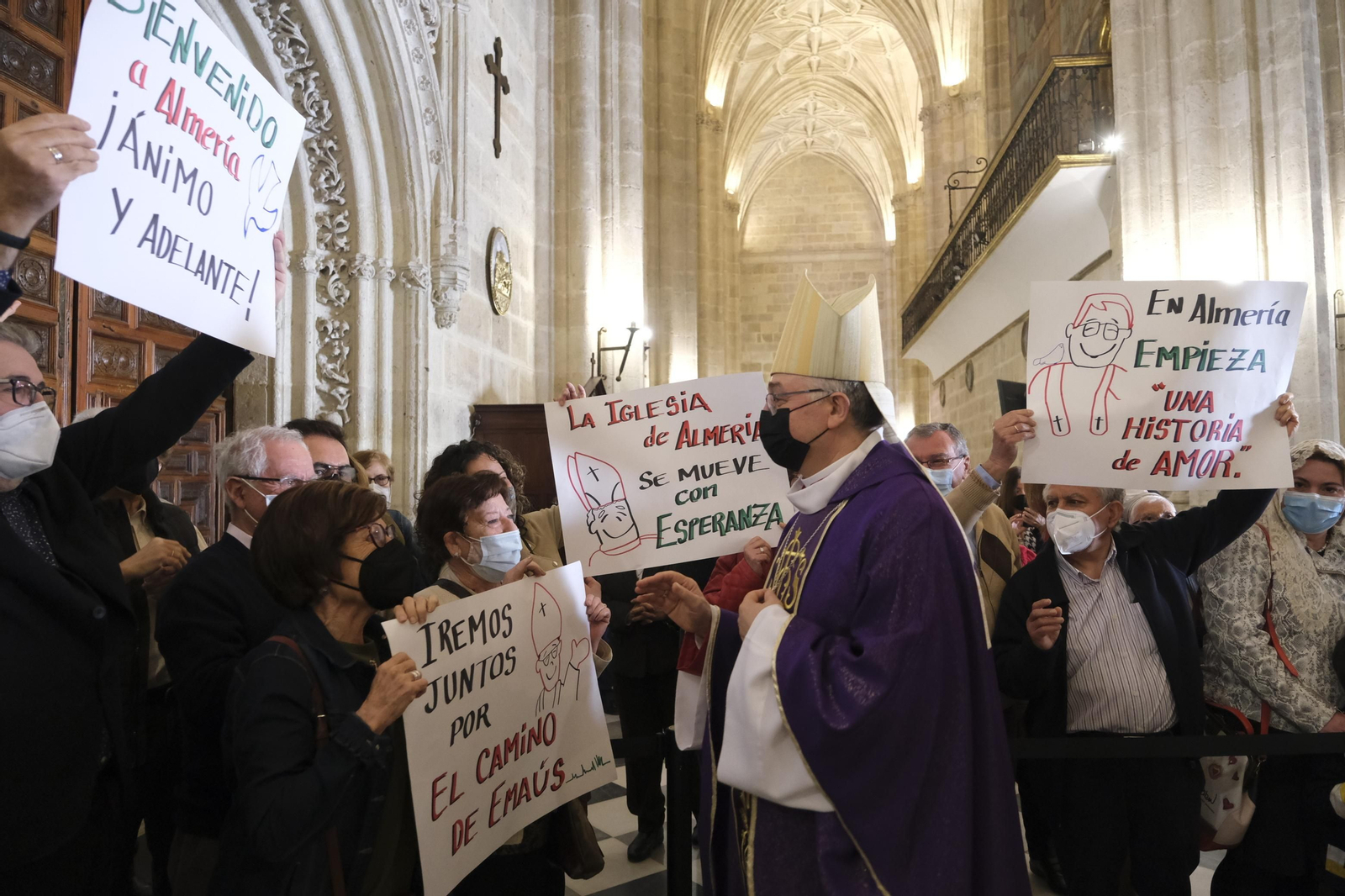 Fotogalería toma posesión nuevo Obispo Coadjutor de Almería, Antonio Gómez Cantero.