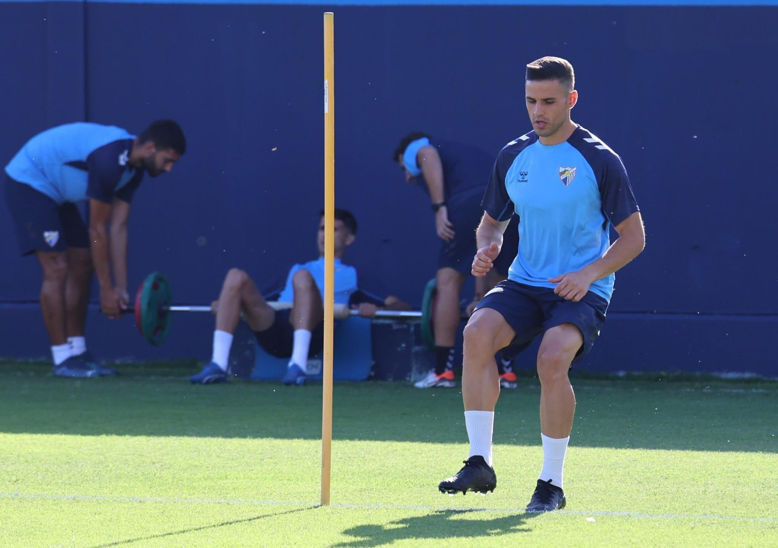 El primer entrenamiento de Roko Baturina y Luismi Sánchez, en fotos