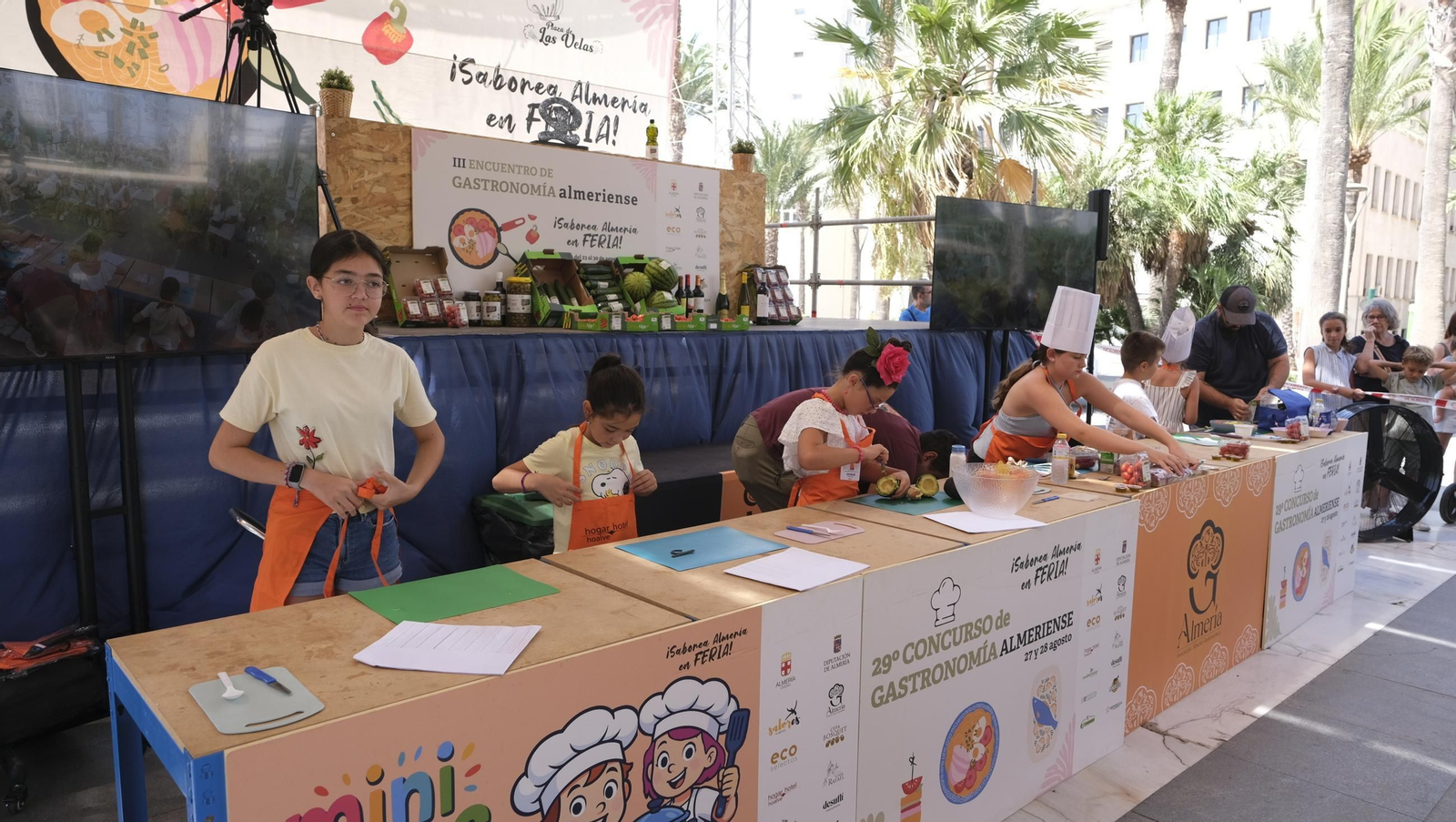 El concurso de gastronomía infantil de la Feria de Almería 2025, en imágenes