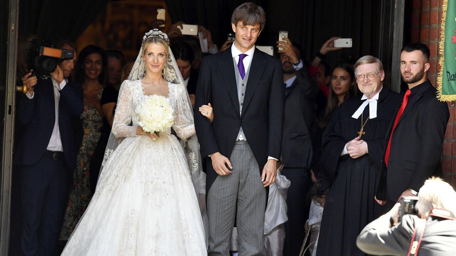 Ernesto Augusto de Hannover Jr, en su boda con Ekaterina Malysheva en 2007, a la que no asistió su padre.