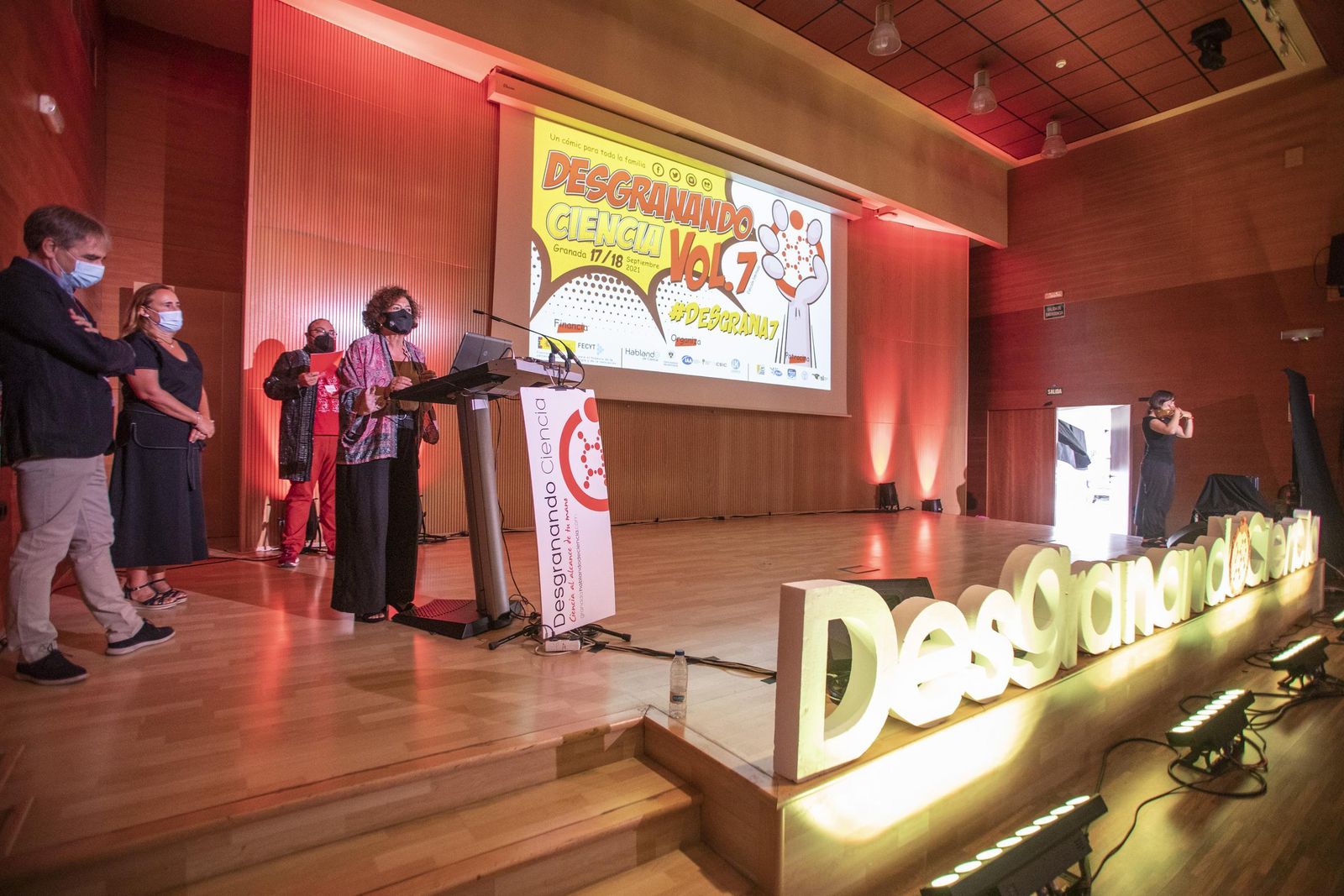 Imagen de archivo de la inauguración de evento 'Desgranando Ciencia' en 2021