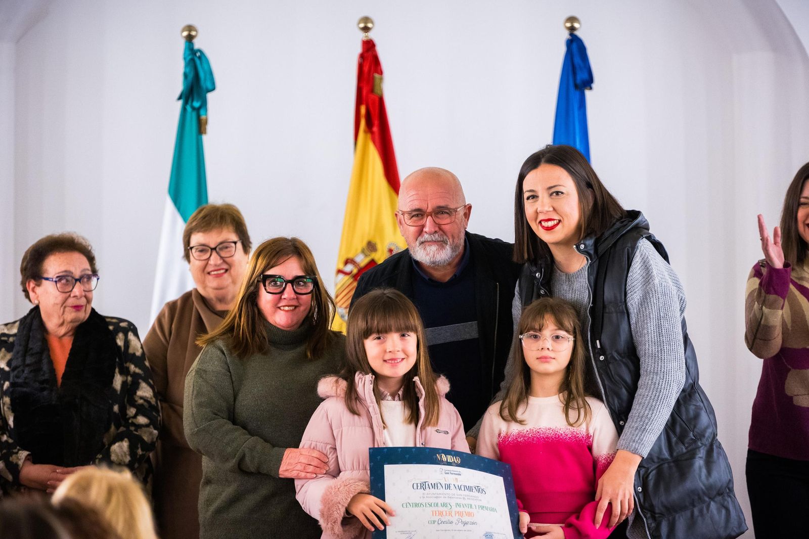 Las imágenes del acto de entrega de premios del Certamen de Nacimientos en San Fernando