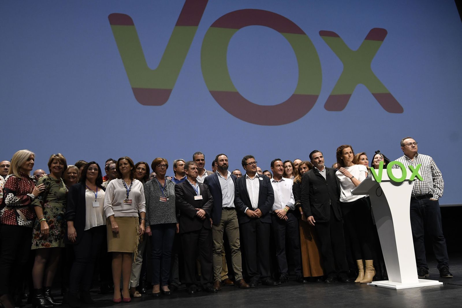 Presentación de la candidatura de Vox a las elecciones andaluzas en Sevilla