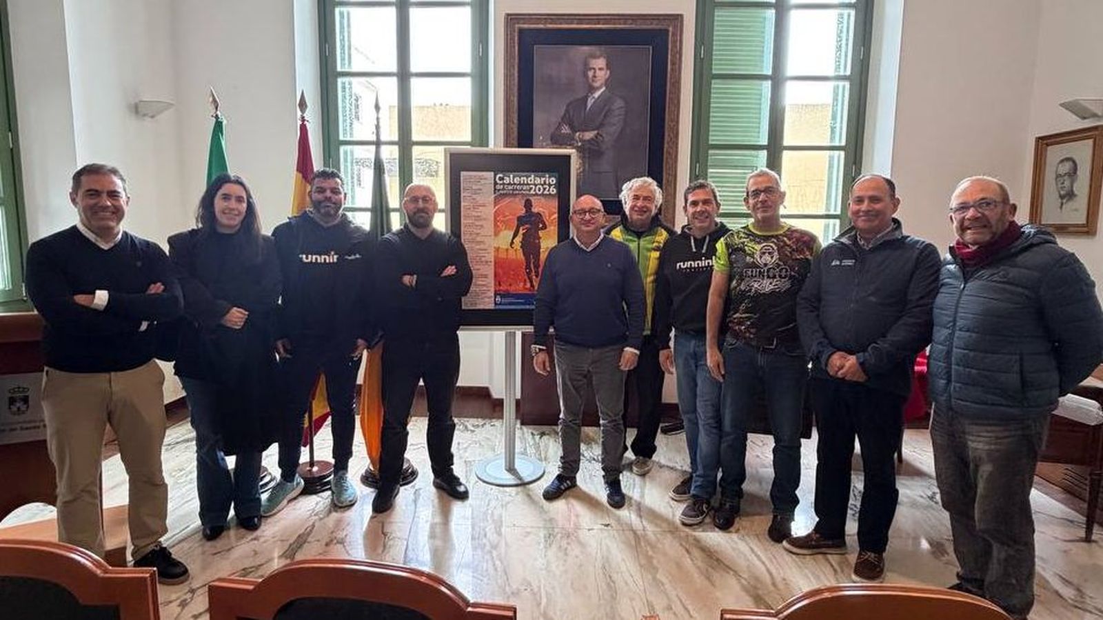 Una imagen de la presentación del calendario de carreras 2026.