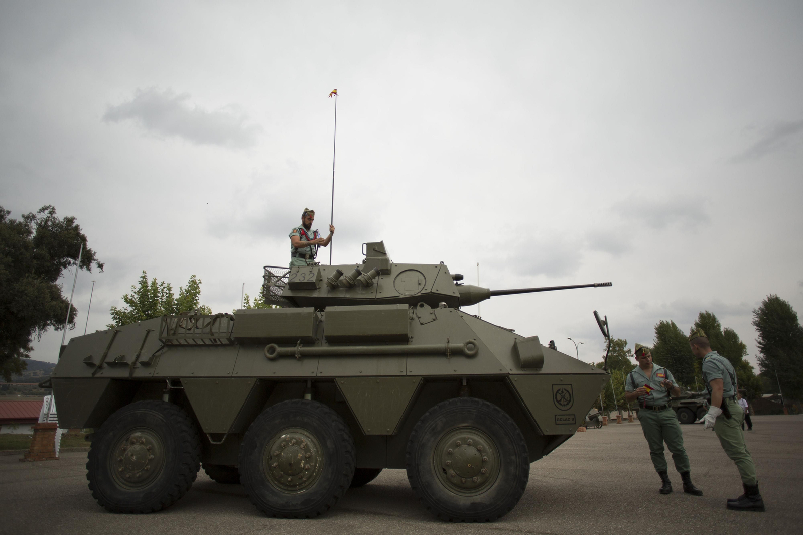 Parada militar de La Legión en su 99 aniversario