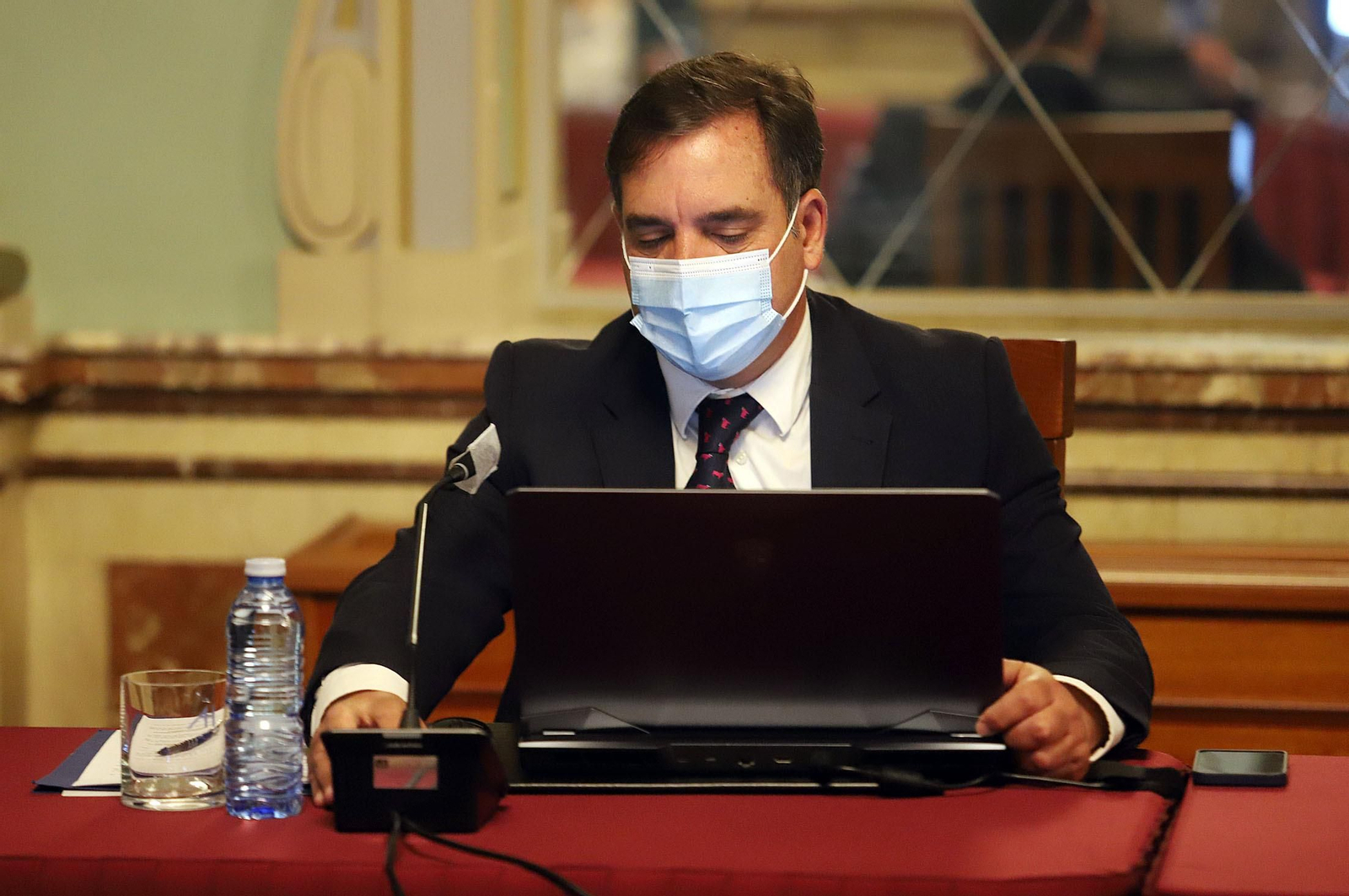 Imágenes del pleno celebrado en el Ayuntamiento de Huelva