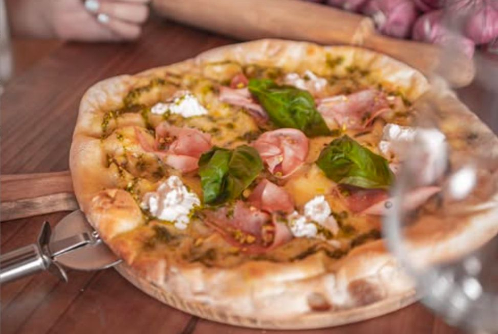 Una pizza de el Trastevere de Tarifa