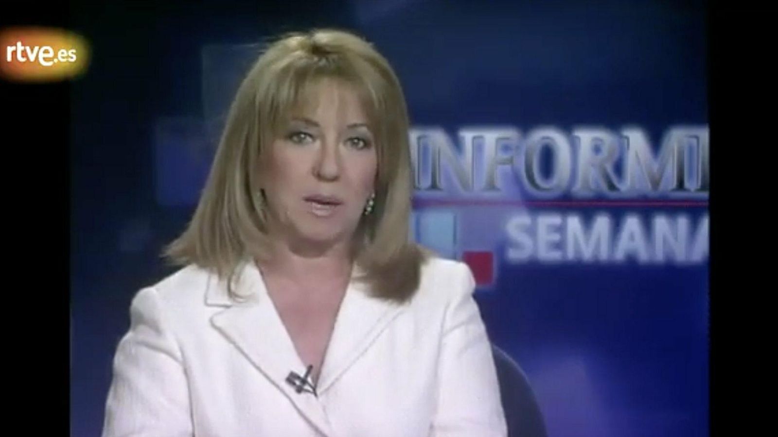 Alicia Gómez Montano presentando 'Informe semanal'. Alicia Gómez Montano presentando 'Informe semanal'.