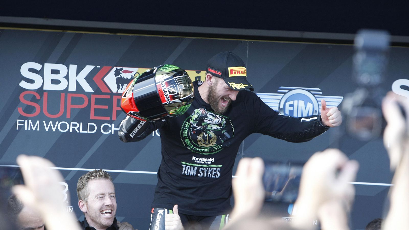 Tom Sykes se proclamó campeón del Mundo de Superbike en Jerez en 2013.