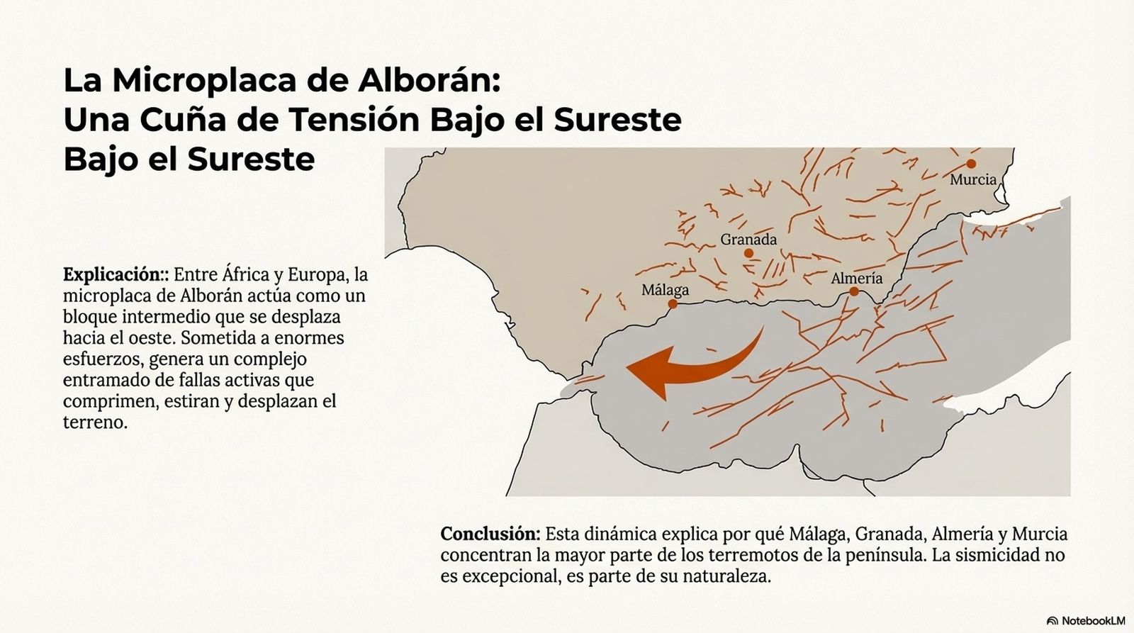 Por qué Málaga, Granada, Almería y Murcia concentran el mayor riesgo sísmico de España