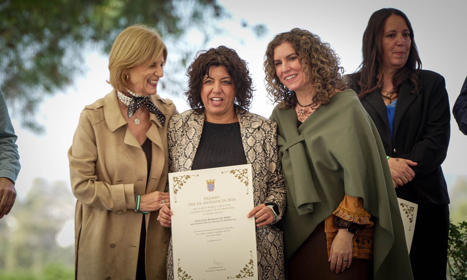 Imágenes de la entrega de Premios de Andalucía a los Núcleos Rurales de Jerez