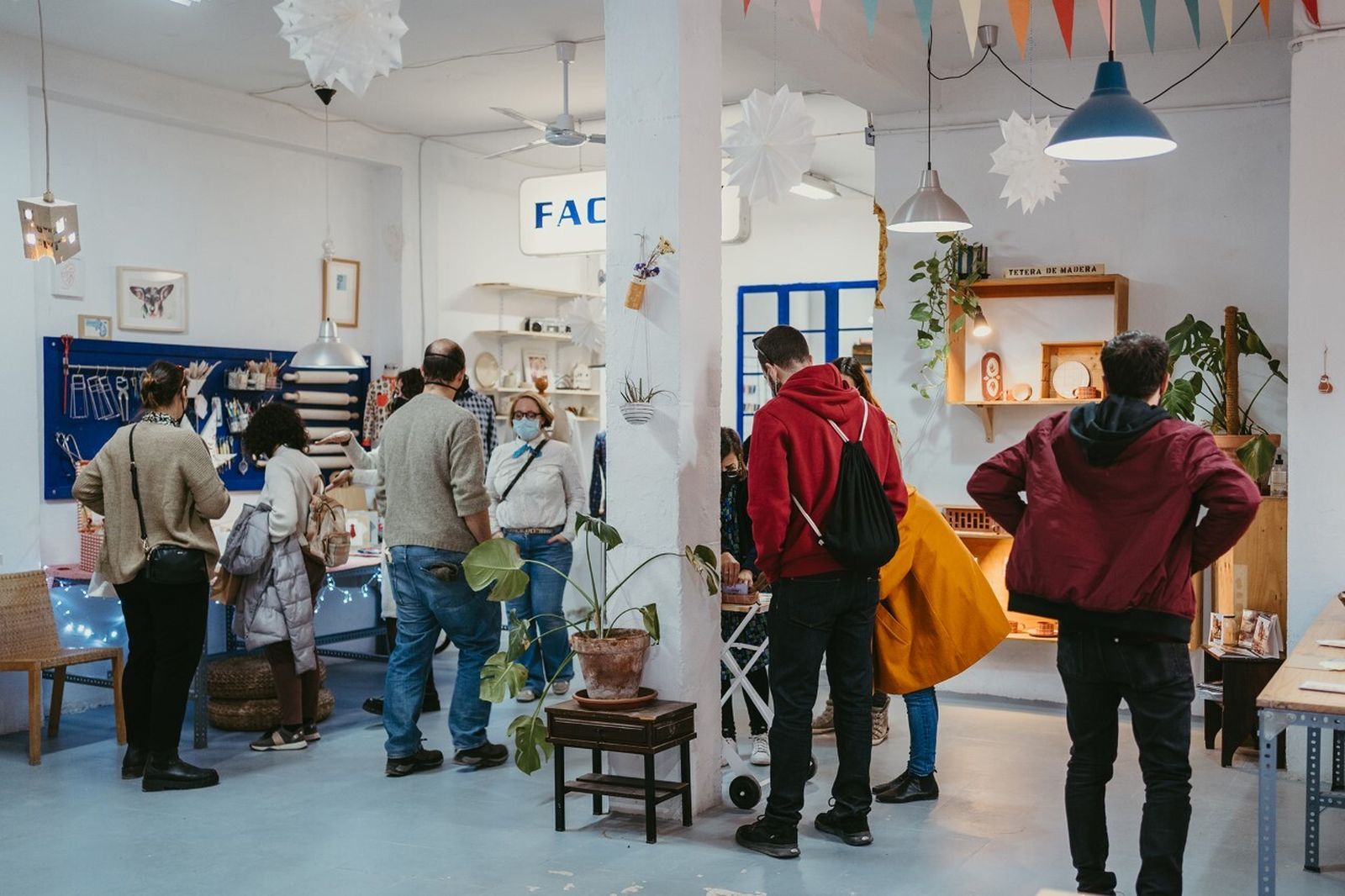 Uno de los espacios participantes en el mercado artesano Recovecomarket en San Julián.