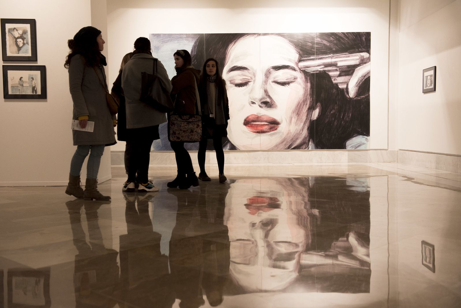 Paula Bonet inaugura su exposición sobre Truffaut en Granada