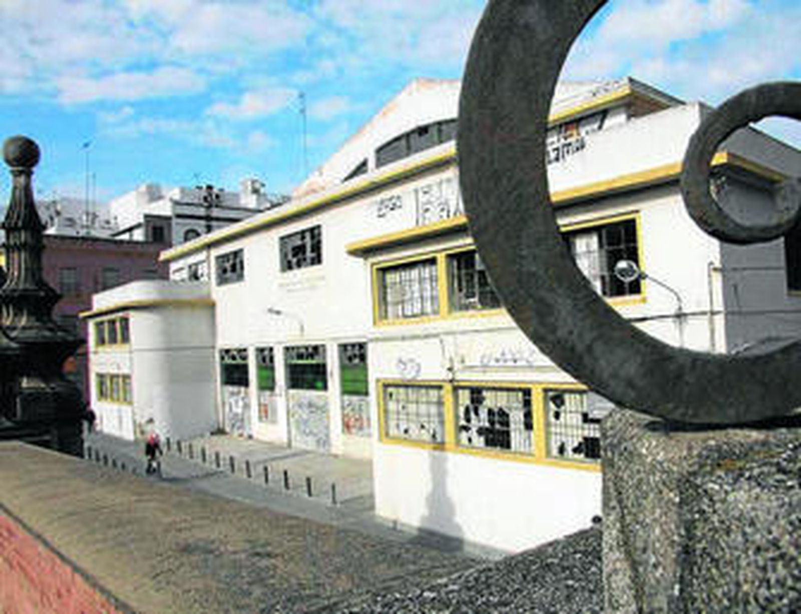 El antiguo mercado de la Puerta de la Carne.
