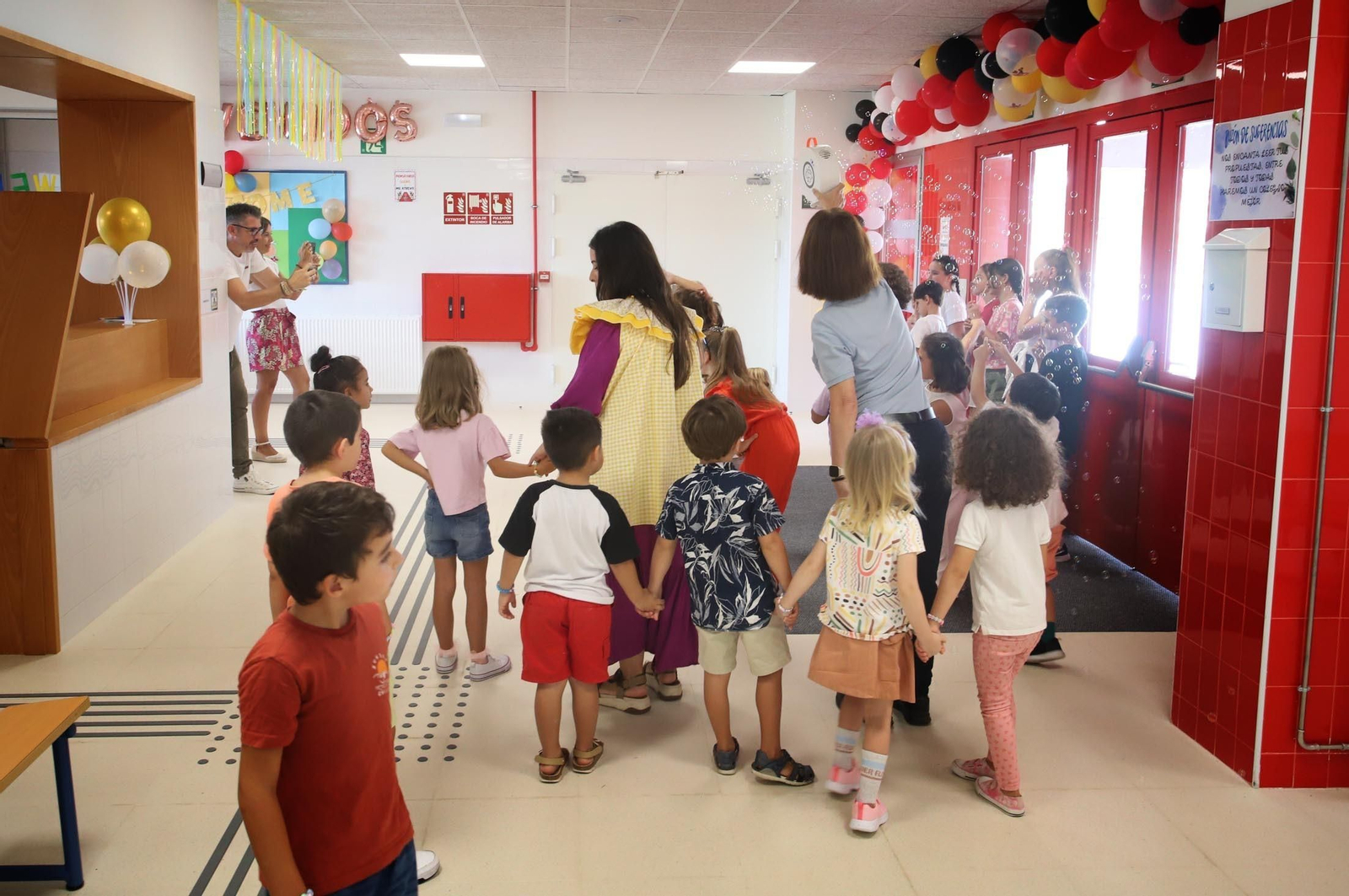 Las mejores imágenes de la vuelta al cole en el CEIP Nuevo Ensanche Sur