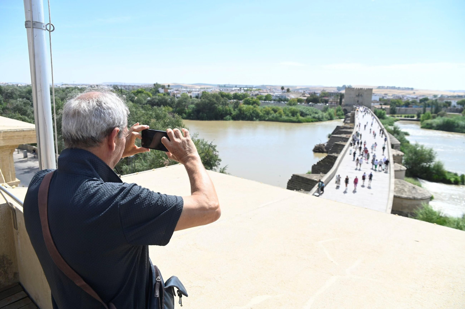 Las imágenes de las nuevas vistas de Córdoba desde el mirador de la Puerte del Puente