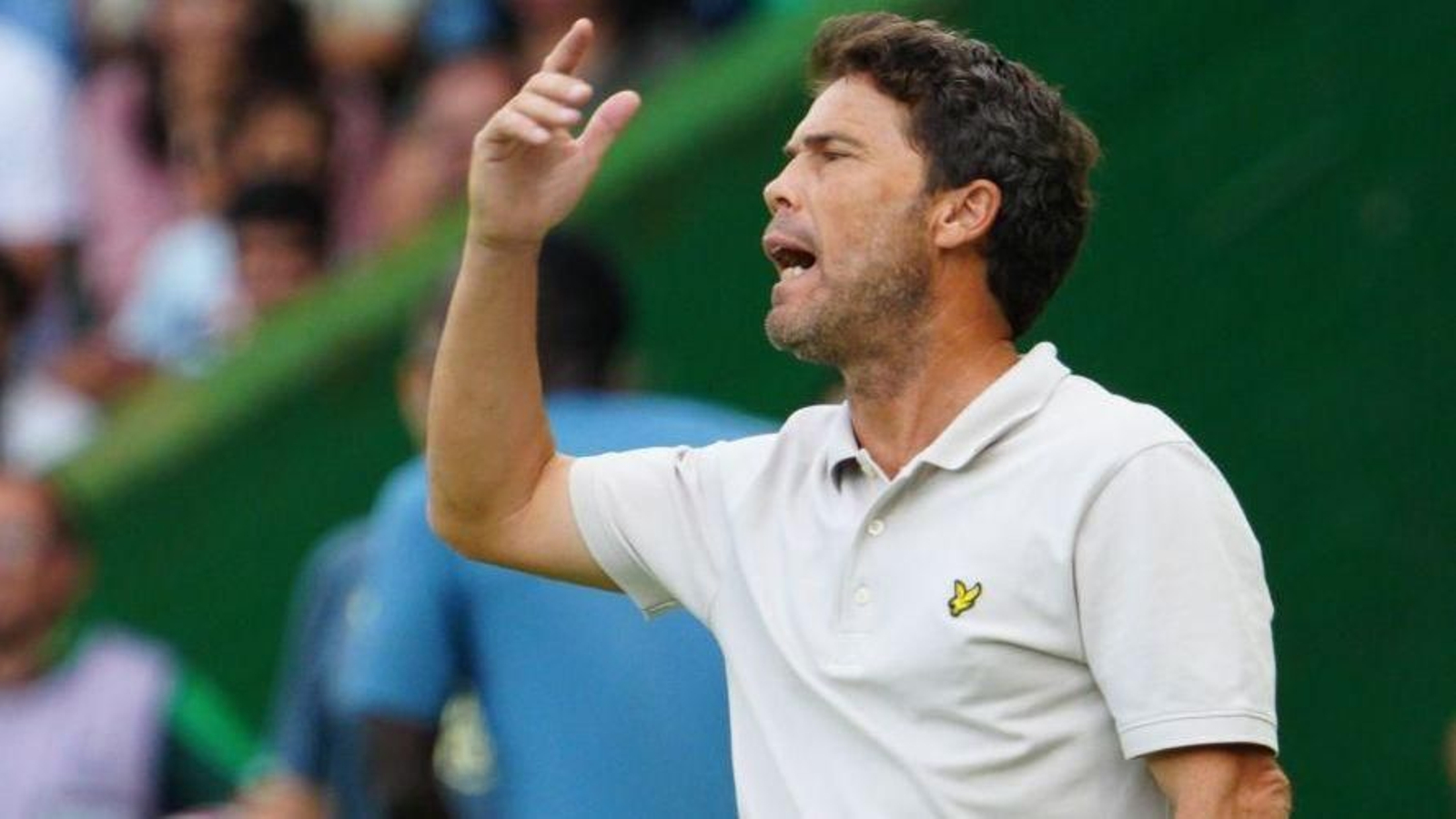 Rubi, en El Sardinero.