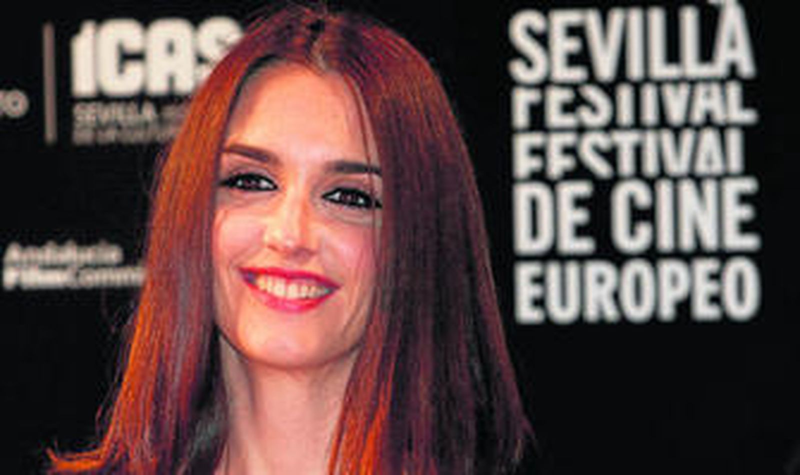 La actriz Paz Vega durante una participación en el festival de cine europeo de Sevilla.