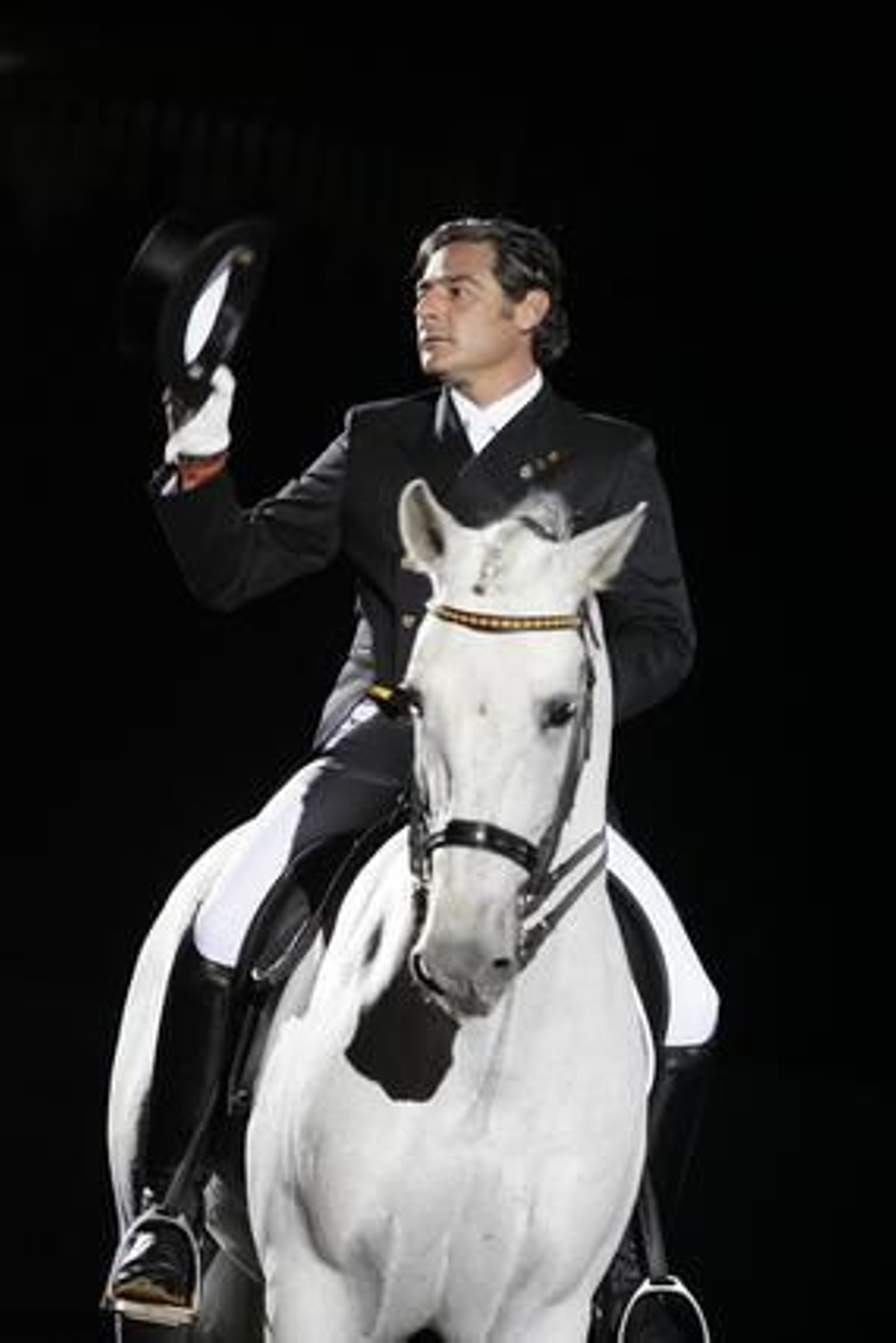 Juan Manuel Muñoz, durante su demostración de doma clásica.

Foto: Juan Carlos Muñoz