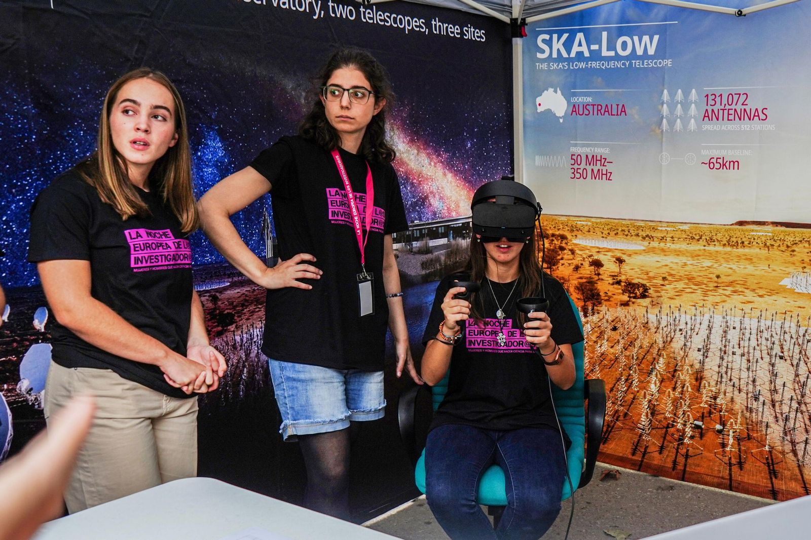 Las mejores imágenes de la Noche de los Investigadores en Granada