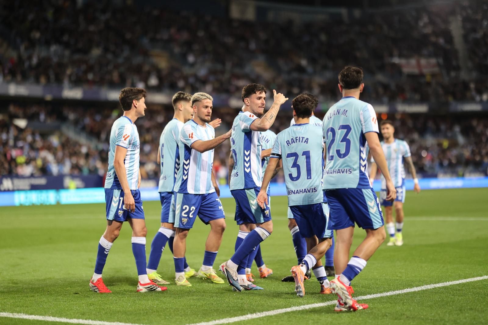 El Málaga CF-Albacete, en fotos