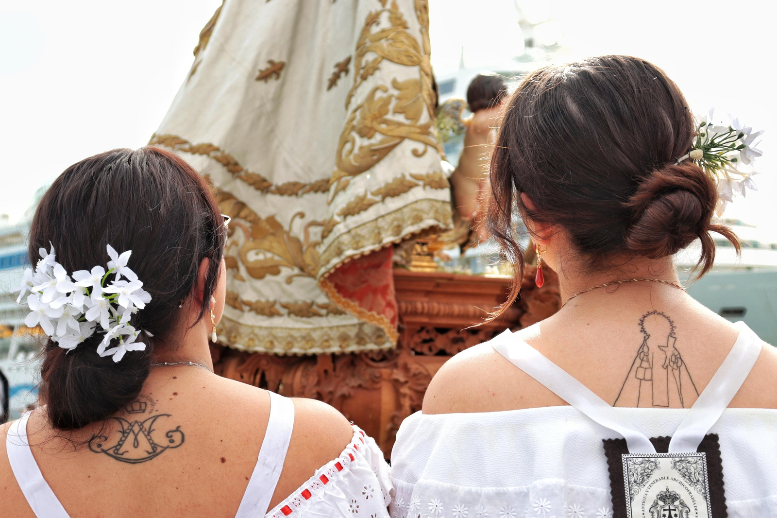 Embarque y procesión de la Virgen del Carmen del Perchel, en fotos