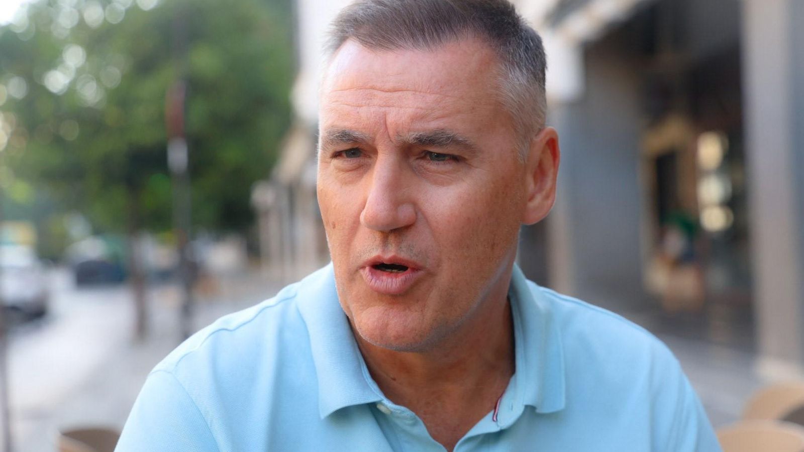 Antonio Pérez Falcón en su entrevista con 'Huelva Información'.