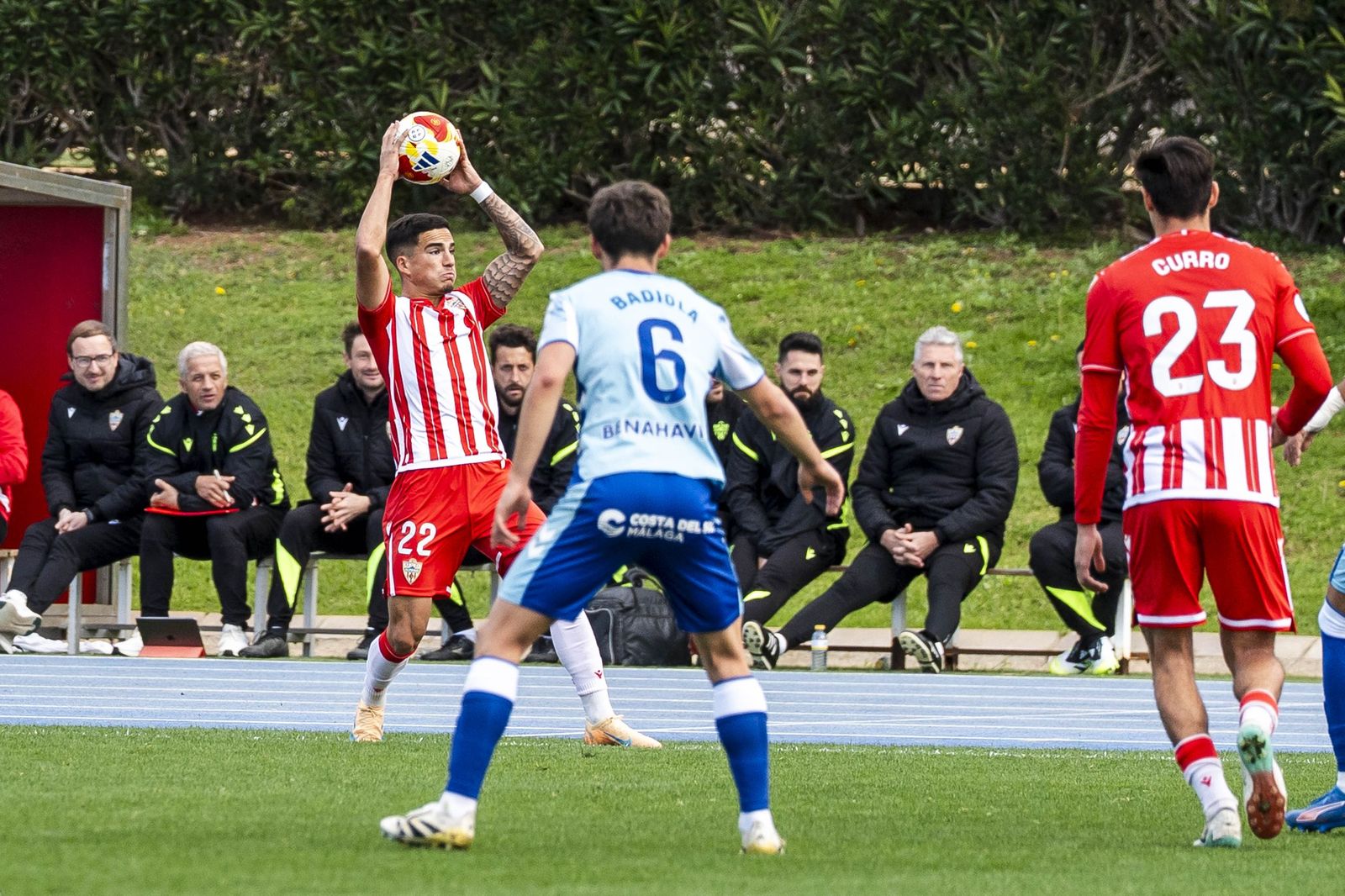 Las imágenes del Almería B y Atlético Malagueño en el Anexo de los Juegos Mediterráneos