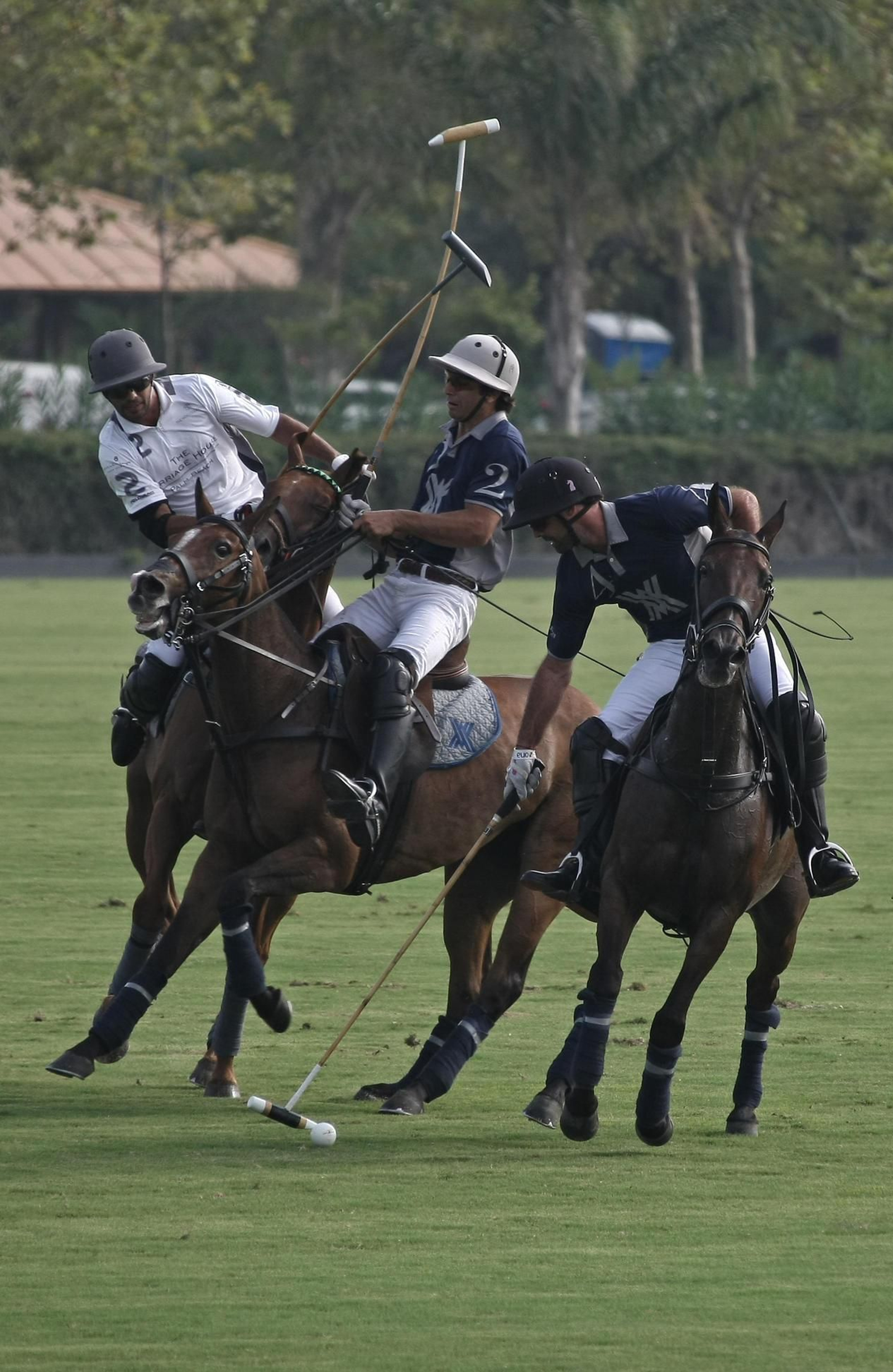 Un encuentro de polo en el Santa María Polo Club.