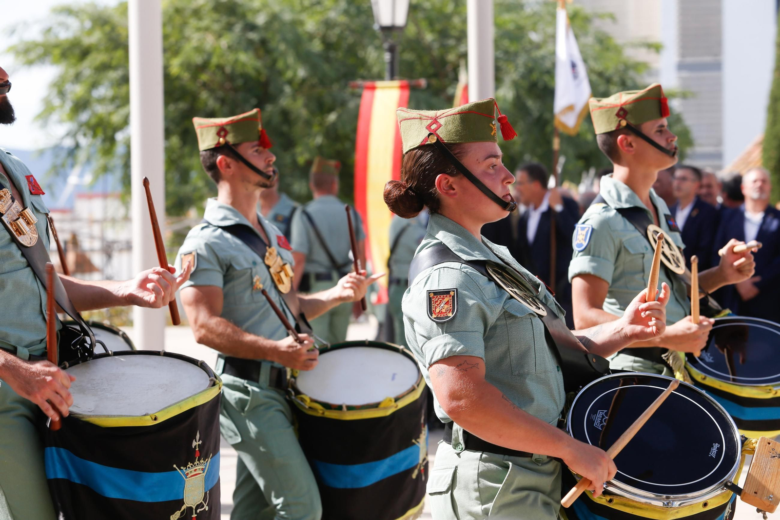 San Roque homenajea al Regimiento Pavía en su 30 aniversario, en imágenes