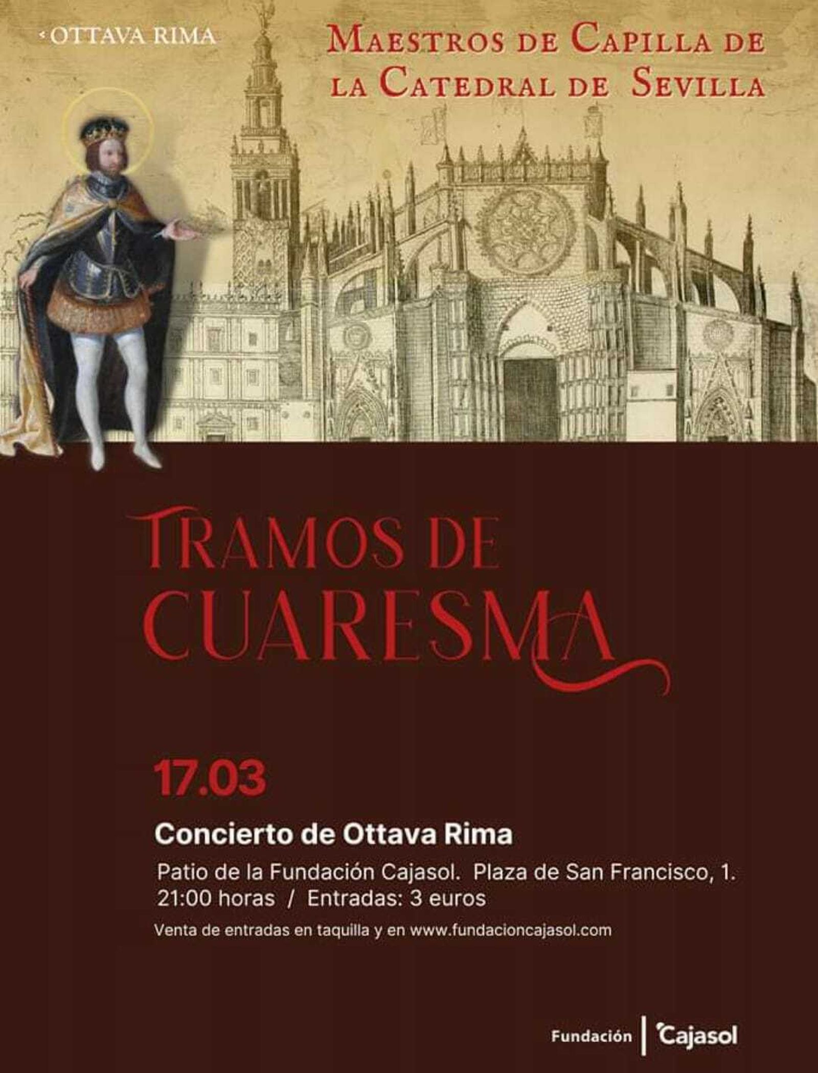 Cartel del concierto